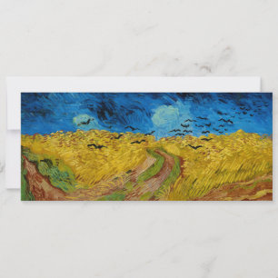 Carte Wheatfield with Crows de Vincent van Gogh (1890)