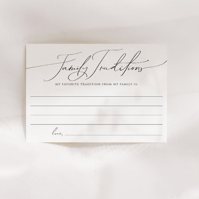 Carte Whimsical Genre Neutre Traditions Familiales (Créateur téléchargé)