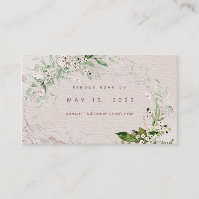 Carte Whisch & Blush 2 Mariage en ligne RSVP (Devant)