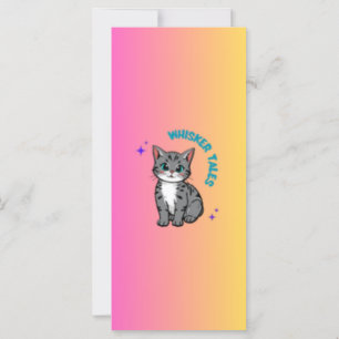 Carte Whiskers & Tales Livre d'histoire de chats Whims