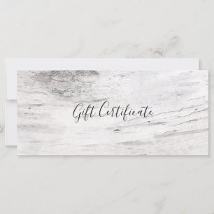 Carte White Birch Tree Wood Rustic Farm Certificat cadea