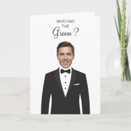 Carte Who Has The Groom Scratch Off Game Bridal Shower