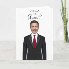 Carte Who Has The Groom Scratch Off Game Bridal Shower T