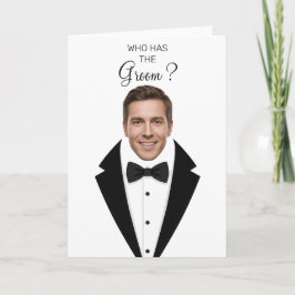 Carte Who Has The Groom Scratch Off Game Bridal Shower T