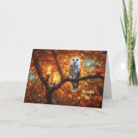 Wicca Pagan Joyeux Chouette d'anniversaire bougies