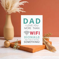 Carte WIFI pour la Fête des Pères Pour Papa