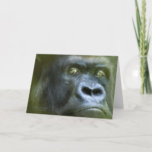 Carte Wild Eyes - Silverback ArtCard