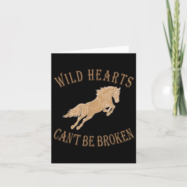 Carte Wild Heart Can't Be Broken Funny S  (Devant)