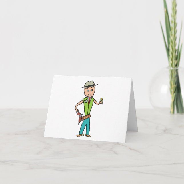 Carte Wild West Sheriff (Devant)