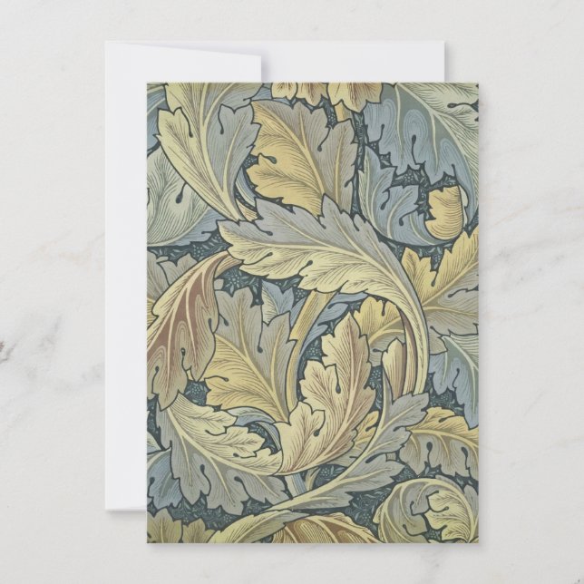 Carte William Morris Acanthus Leaves (Devant)