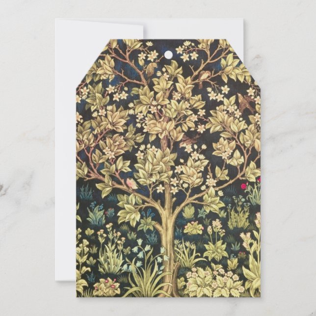 Carte William Morris Arbre De Vie (Devant)