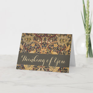 Carte William Morris Bullerswood Tapisserie Faux