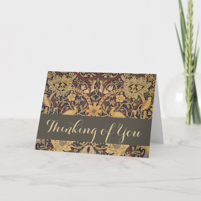 Carte William Morris Bullerswood Tapisserie Faux (Devant)