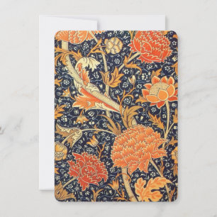 Carte William Morris Cray Floral Art nouveau Motif