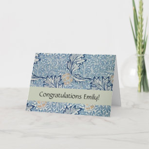 Carte William Morris Flower Floral Design