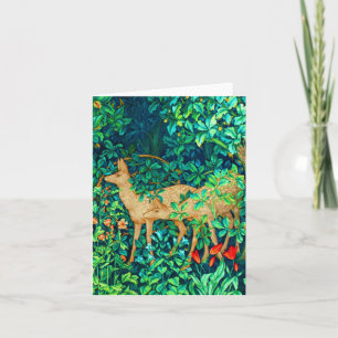 Carte William Morris Forest Deer Tapestry Imprimer