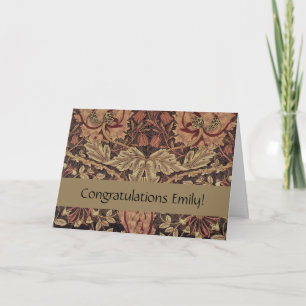 Carte William Morris Honeysuckle Classic English Art