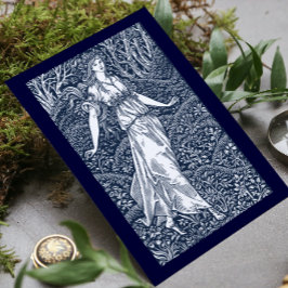 Carte William Morris Lady