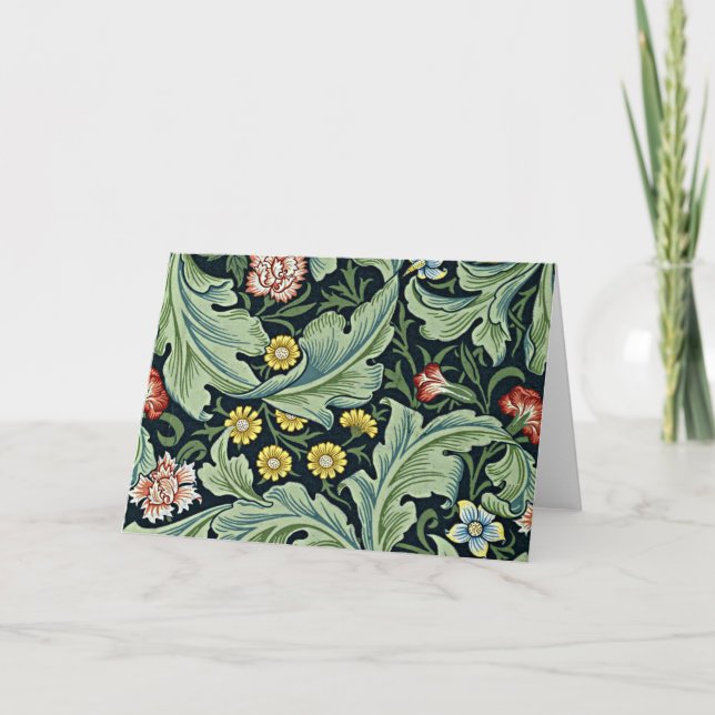 Carte William Morris - Leicester (Devant)