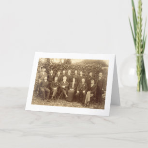 Carte William Morris, photographié avec le personnel