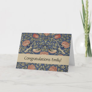 Carte William Morris Tudor Fond d'écran Rose