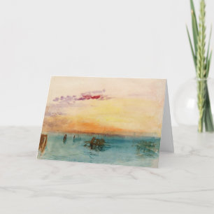 Carte William Turner - La lagune près de Venise au couch