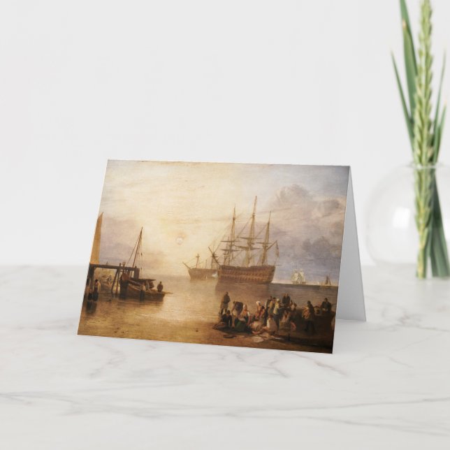 Carte William Turner - Le Couchage Du Soleil À Travers L (Devant)