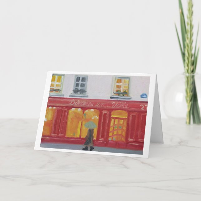 Carte "Window Shopping on 27 rue de Varenne" (Devant)