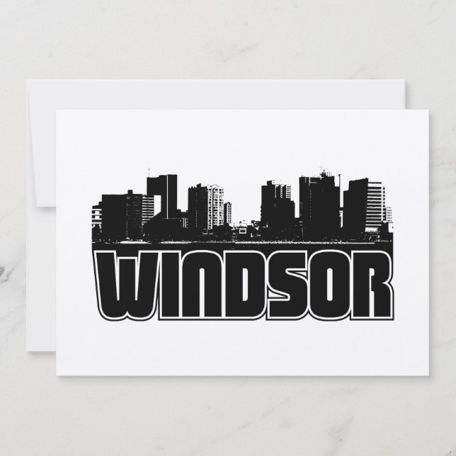 Carte Windsor Skyline (Devant)