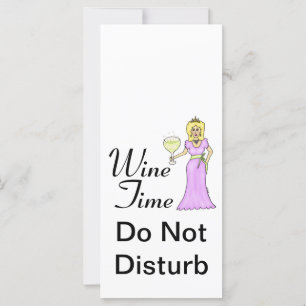 Carte "Wine Time" WineWomenDesigns.com Promotions