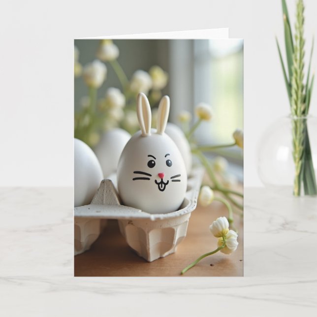Carte Winking Egg Springtime Scene Card (Devant)