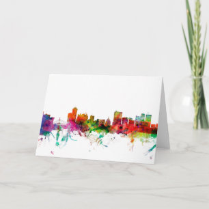 Carte Winnipeg Canada Skyline
