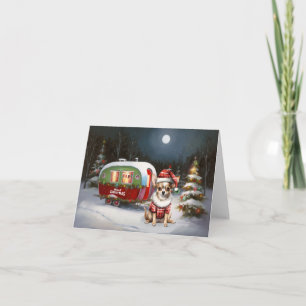 Carte Winter Chihuahua Caravan Christmas Adventure