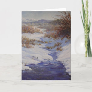 Carte Winter Red Willow Creek Fine Art Card