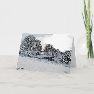 Carte 'Winter Shadows', Harthill avec Woodall.