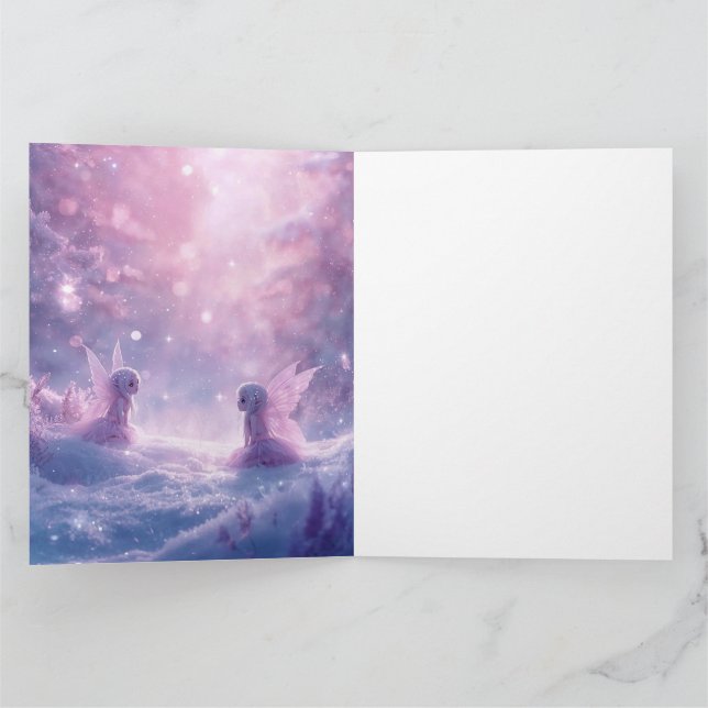 Carte Winter Whispers and Fairy Light  (Intérieur)