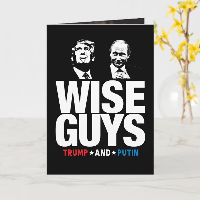 Carte Wise Guys (Fleur jaune)