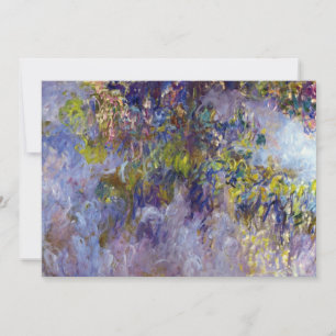 Carte Wisteria (moitié gauche) de Claude Monet