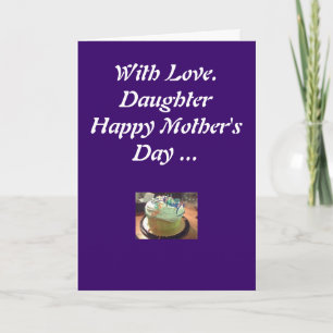 Carte With Love, Daughter Happy Mother's Day.