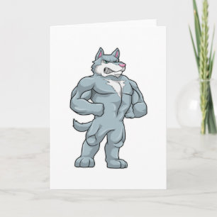 Carte Wolf comme Bodybuilder extrême