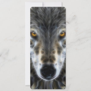 Carte Wolf Woodland Portrait inspirant
