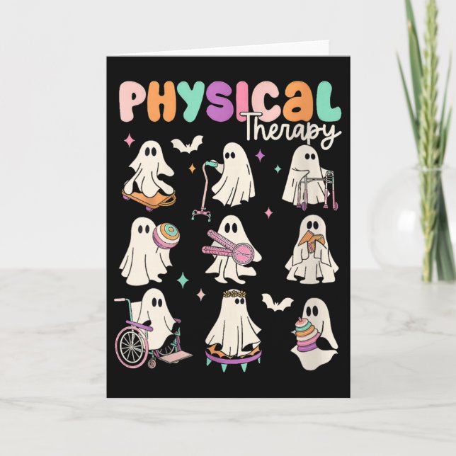 Carte Womens Cute Ghost Physical Therapy Pt Physical The (Devant)
