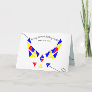 Carte Women's History Month Ameila Earhart Greeting Card