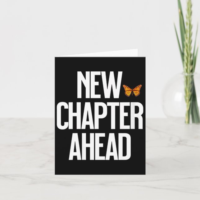 Carte Women's New Chapter Ahead Monarch Butterfly New Be (Devant)