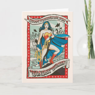 Carte Wonder Woman  Bonne fête des mères, maman