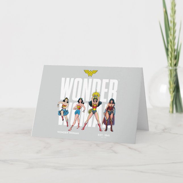 Carte Wonder Woman Légendes Forever Graphic (Devant)