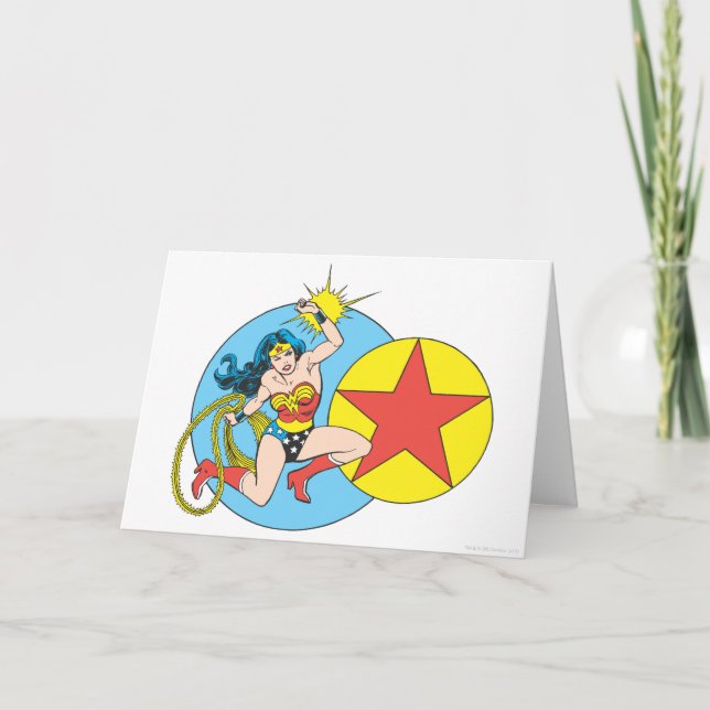 Carte Wonder Woman Red Star (Devant)