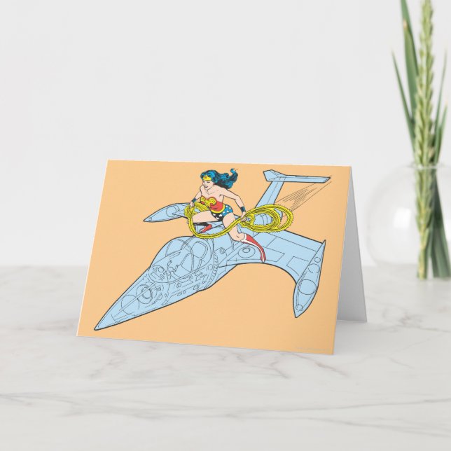 Carte Wonder Woman sur le vaisseau spatial (Devant)