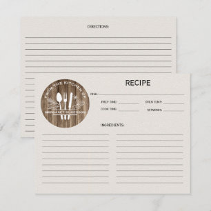 Carte Woodgrain de la cuisine de Monogram Recette