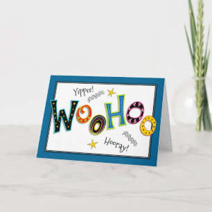 Carte Woohoo salutation d'anniversaire